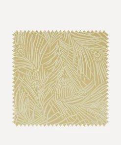 Liberty Interiors Wallpaper^Wallpaper Swatch - Hera Plume in Pewter Gold