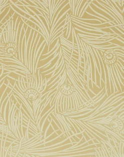 Liberty Interiors Wallpaper^Wallpaper Swatch - Hera Plume in Pewter Gold