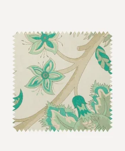 Liberty Interiors Wallpaper^Wallpaper Swatch - Palampore Trail in Jade