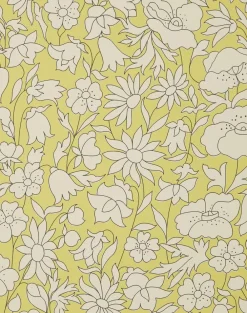 Liberty Interiors Wallpaper^Wallpaper Swatch - Poppy Meadow in Fennel