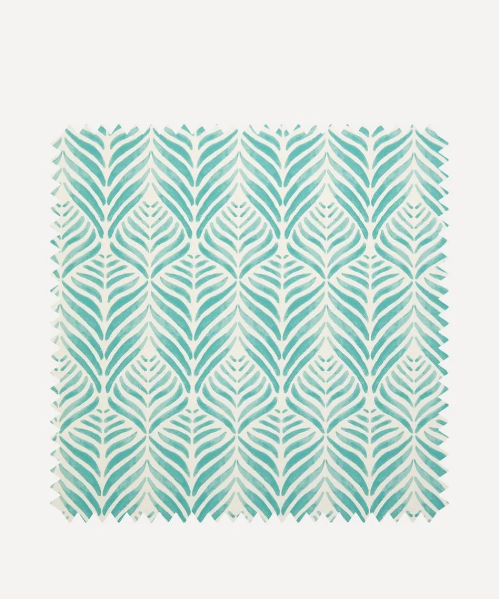 Liberty Interiors Wallpaper^Wallpaper Swatch - Quill in Jade