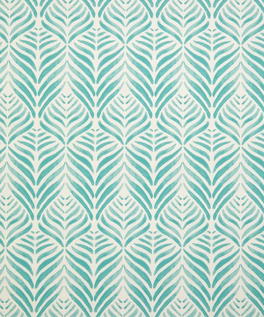 Liberty Interiors Wallpaper^Wallpaper Swatch - Quill in Jade