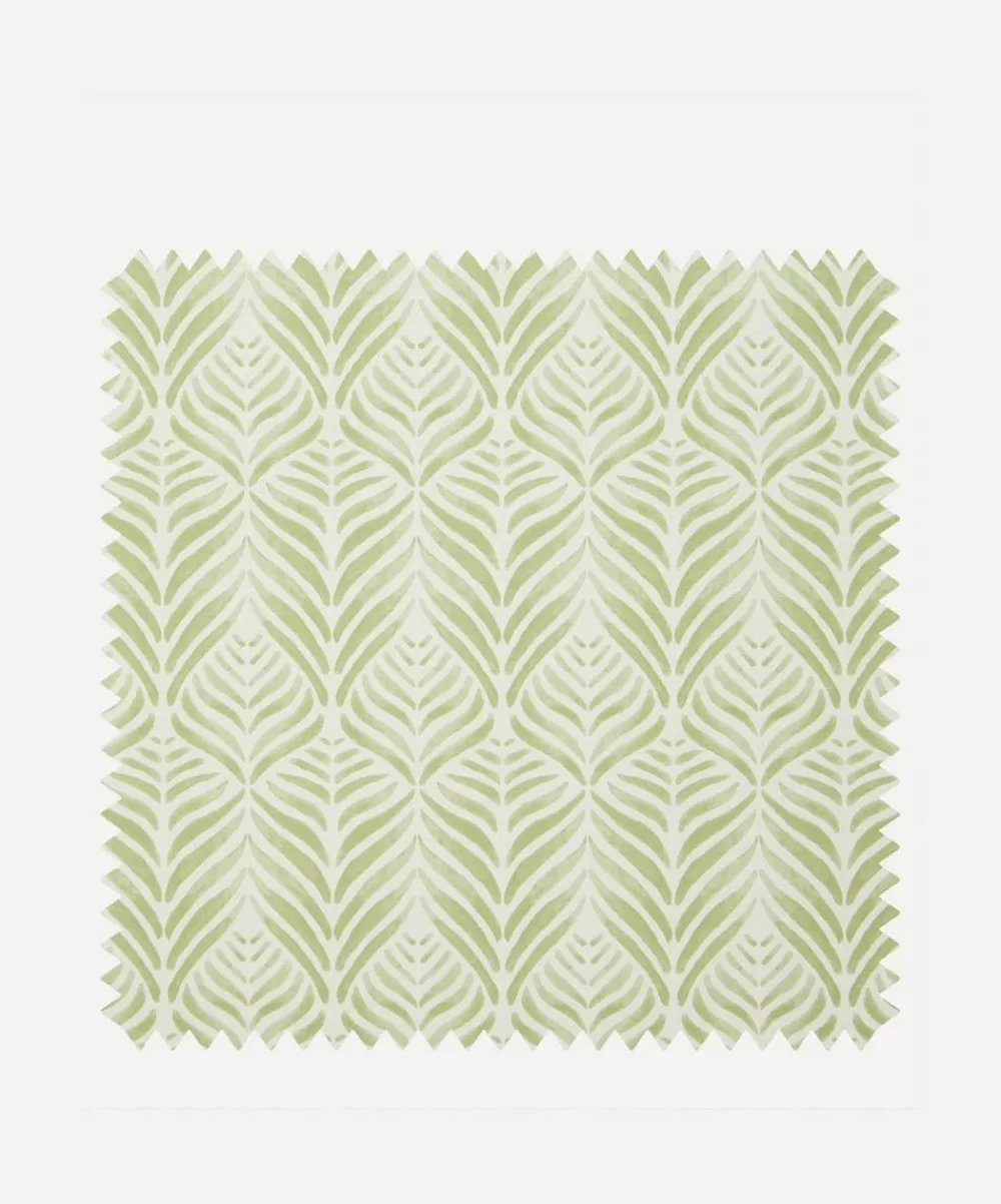 Liberty Interiors Wallpaper^Wallpaper Swatch - Quill in Lichen