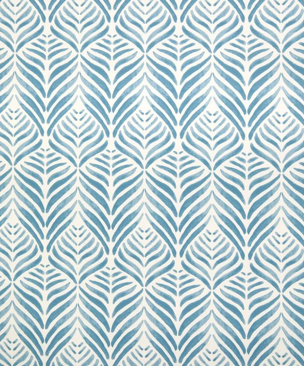 Liberty Interiors Wallpaper^Wallpaper Swatch - Quill in Lapis