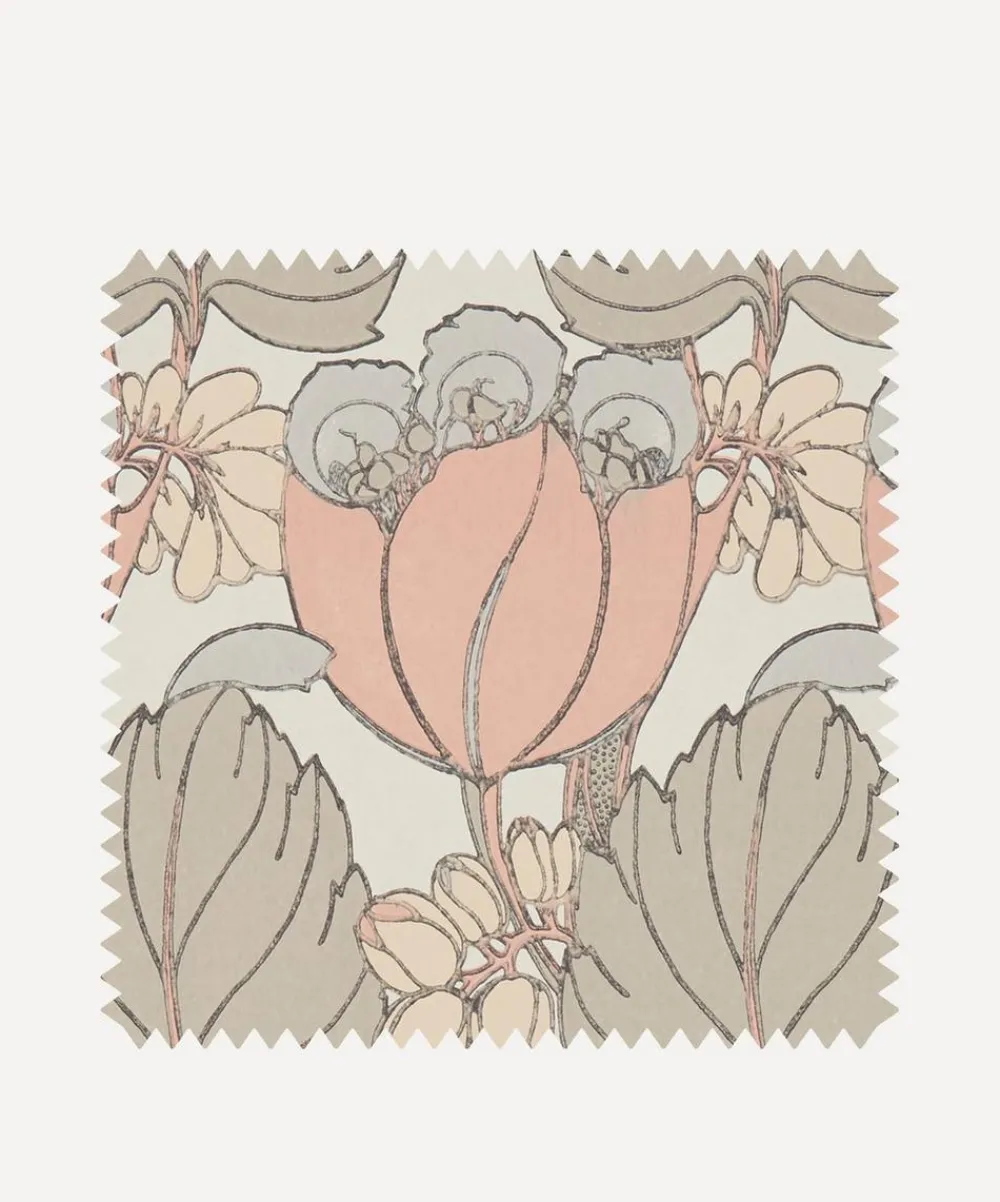 Liberty Interiors Wallpaper^Wallpaper Swatch - Regency Tulip in Ointment