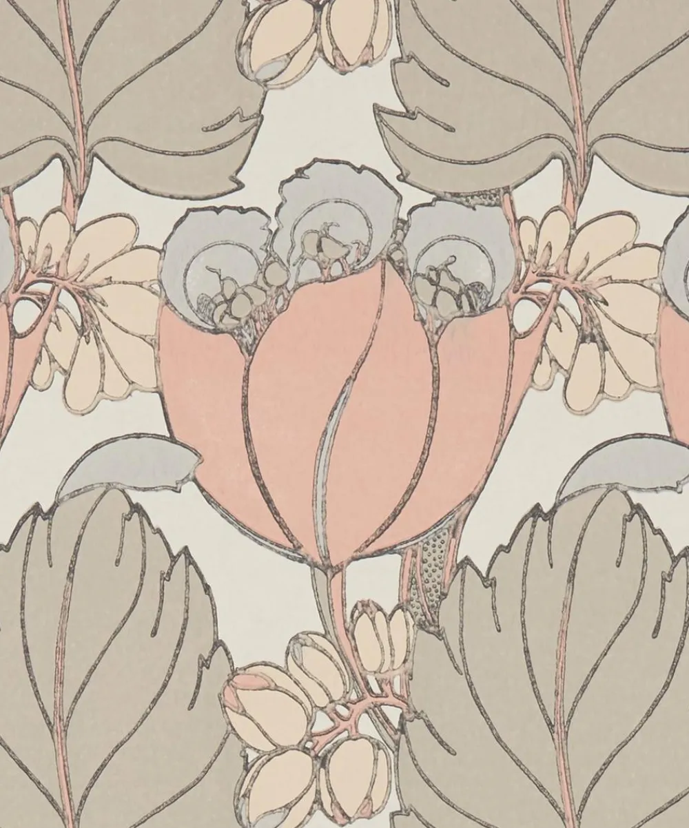Liberty Interiors Wallpaper^Wallpaper Swatch - Regency Tulip in Ointment