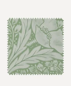 Liberty Interiors Wallpaper|Wallpaper^Wallpaper Swatch – Tudor Poppy in Fern