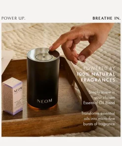 NEOM Wellbeing London Candles & Candle Holders^Wellbeing Pod Mini in Black