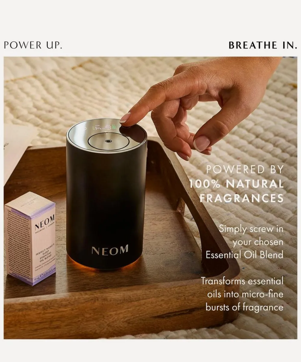 NEOM Wellbeing London Candles & Candle Holders^Wellbeing Pod Mini in Black