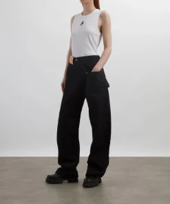 JW Anderson Tops^White Anchor Embroidery Vest