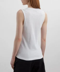 JW Anderson Tops^White Anchor Embroidery Vest