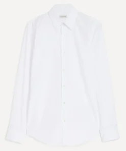 Dries Van Noten Shirts^White Cotton Poplin Shirt