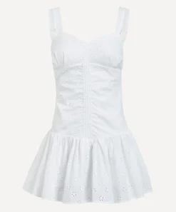 Peachy Den Dresses^White Dylan Romper Dress