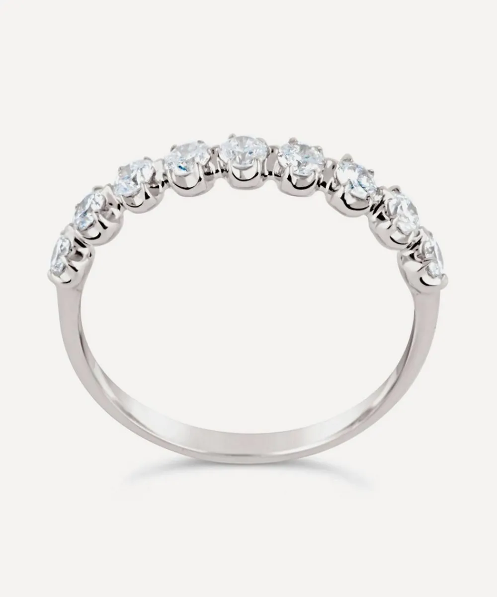 Dinny Hall Rings^White Gold Elyhara Diamond Half Eternity Ring