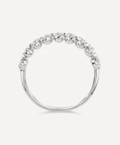 Dinny Hall Rings^White Gold Elyhara Diamond Half Eternity Ring