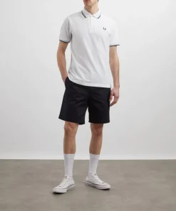 Fred Perry Tops^White M12 Twin Tipped Polo Shirt