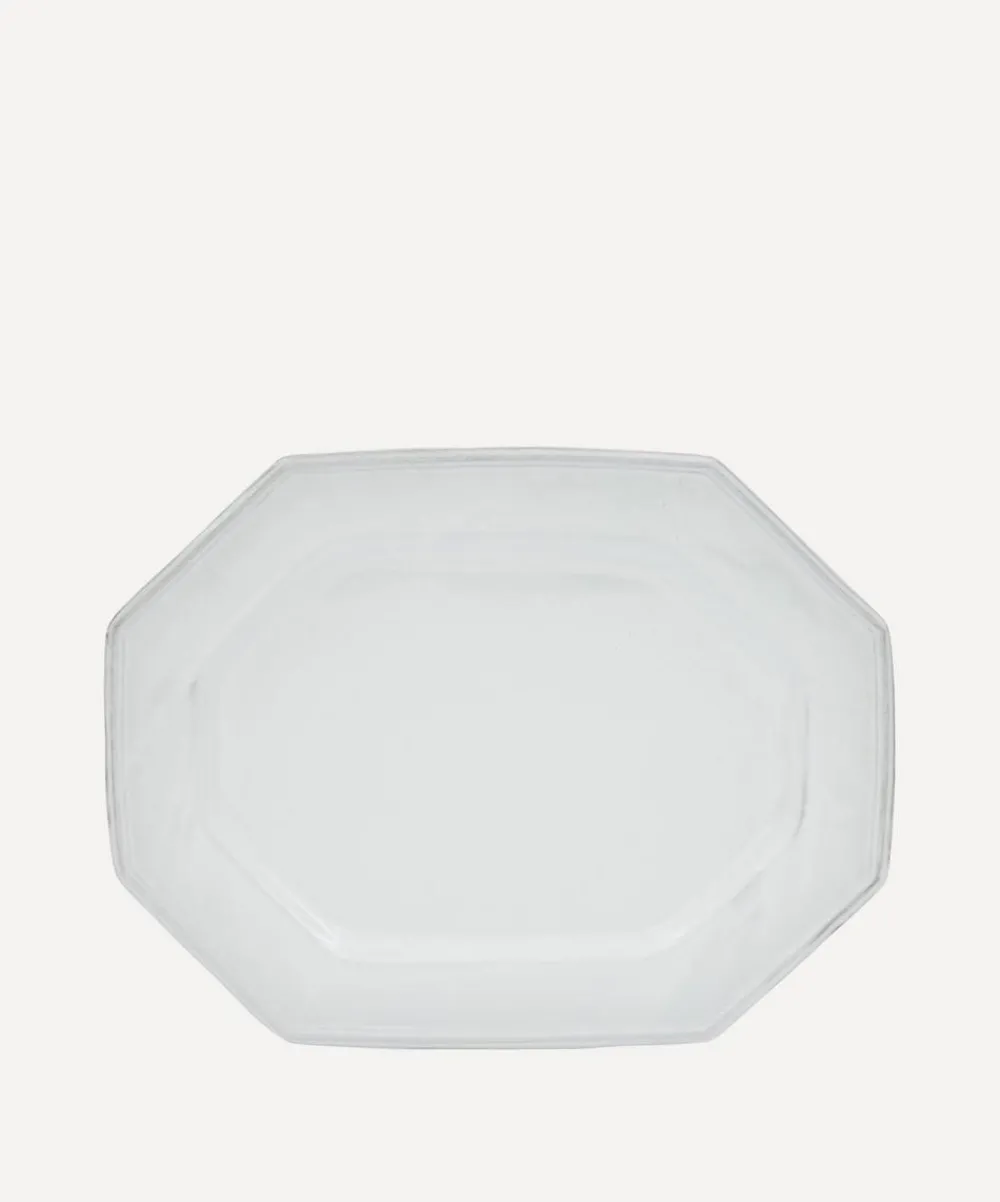 Astier de Villatte Tableware^White Octagonal Platter