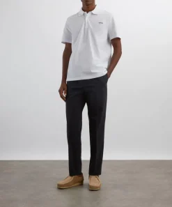 A.P.C. Tops^White Standard Polo Shirt
