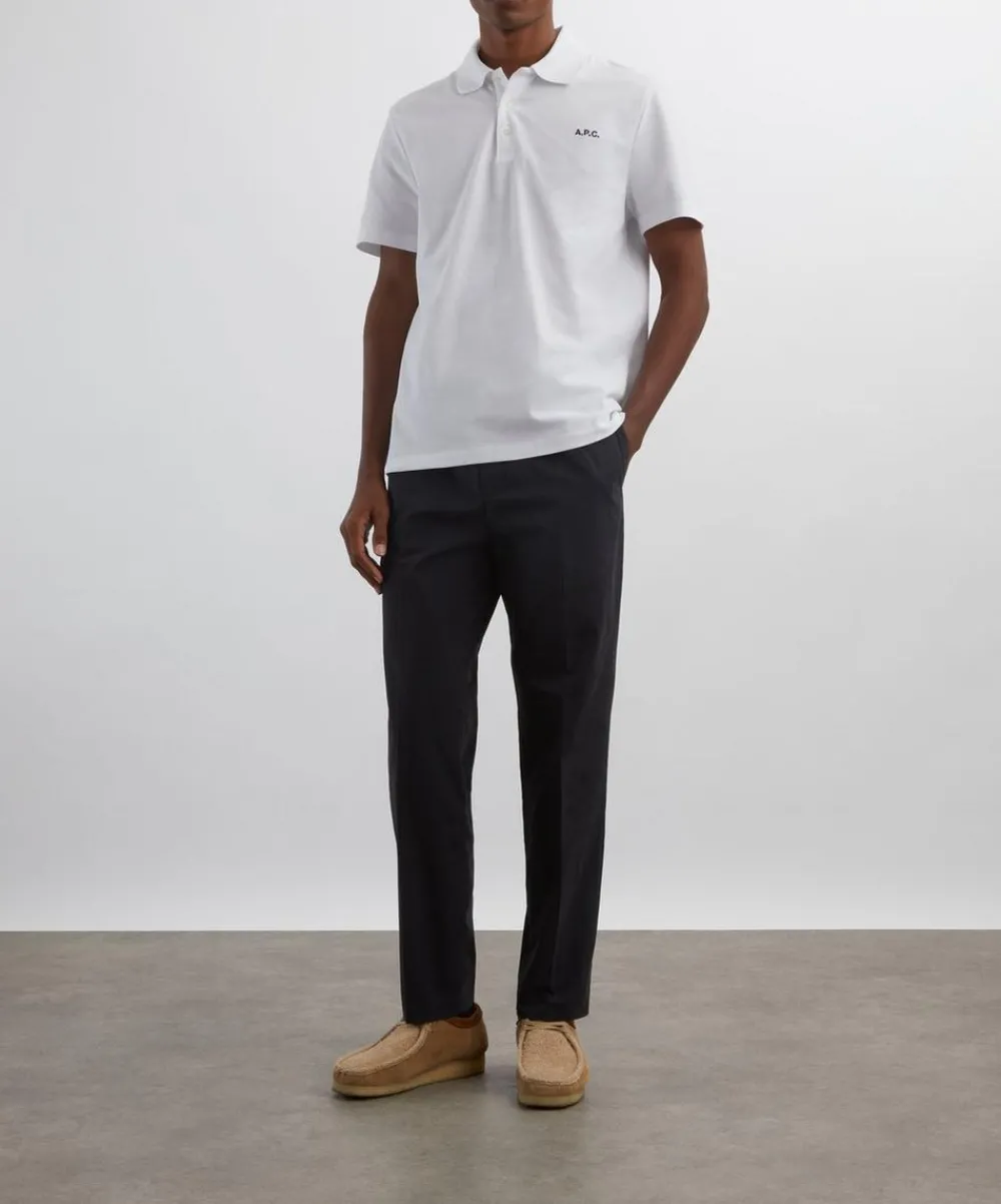 A.P.C. Tops^White Standard Polo Shirt