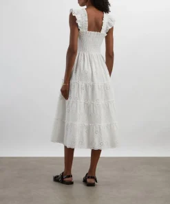 Hill House Home Dresses^White Trellis Broderie Ellie Nap Dress