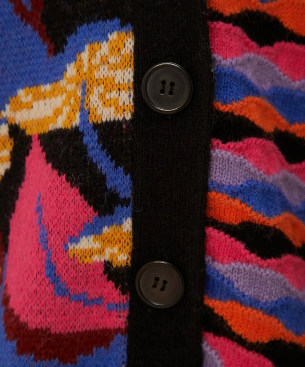 FARM Rio Knitwear^Wild Mushrooms Knit Cardigan
