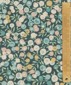 Liberty Interiors Furnishing Fabrics^Wiltshire Blossom Cotton in Lichen