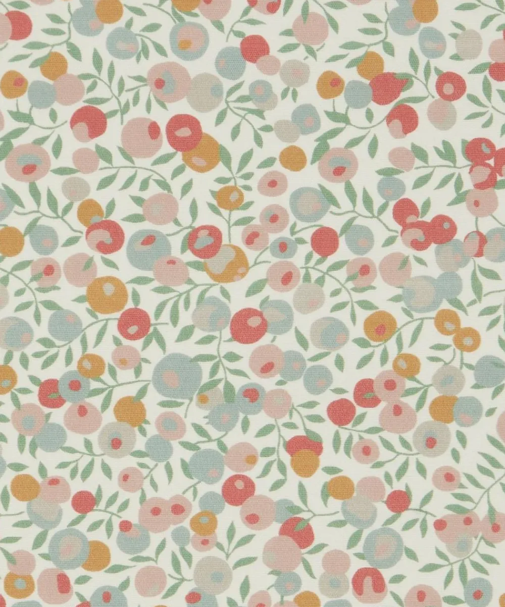 Liberty Interiors Furnishing Fabrics^Wiltshire Blossom Cotton in Fennel