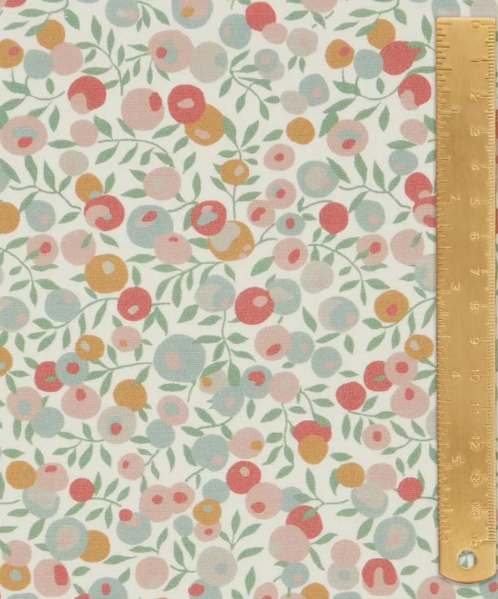 Liberty Interiors Furnishing Fabrics^Wiltshire Blossom Cotton in Fennel