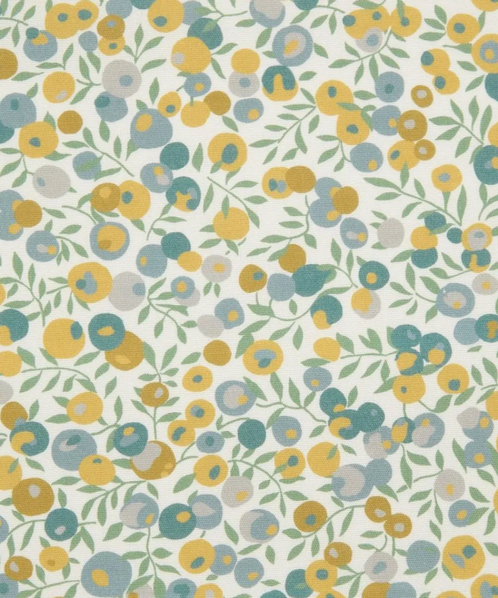 Liberty Interiors Furnishing Fabrics^Wiltshire Blossom Cotton in Salvia