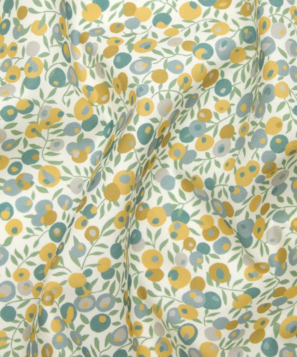 Liberty Interiors Furnishing Fabrics^Wiltshire Blossom Cotton in Salvia