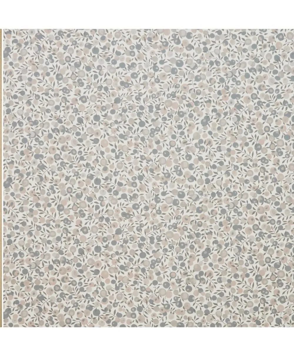 Liberty Interiors Furnishing Fabrics^Wiltshire Blossom Landsdowne Linen in Pewter