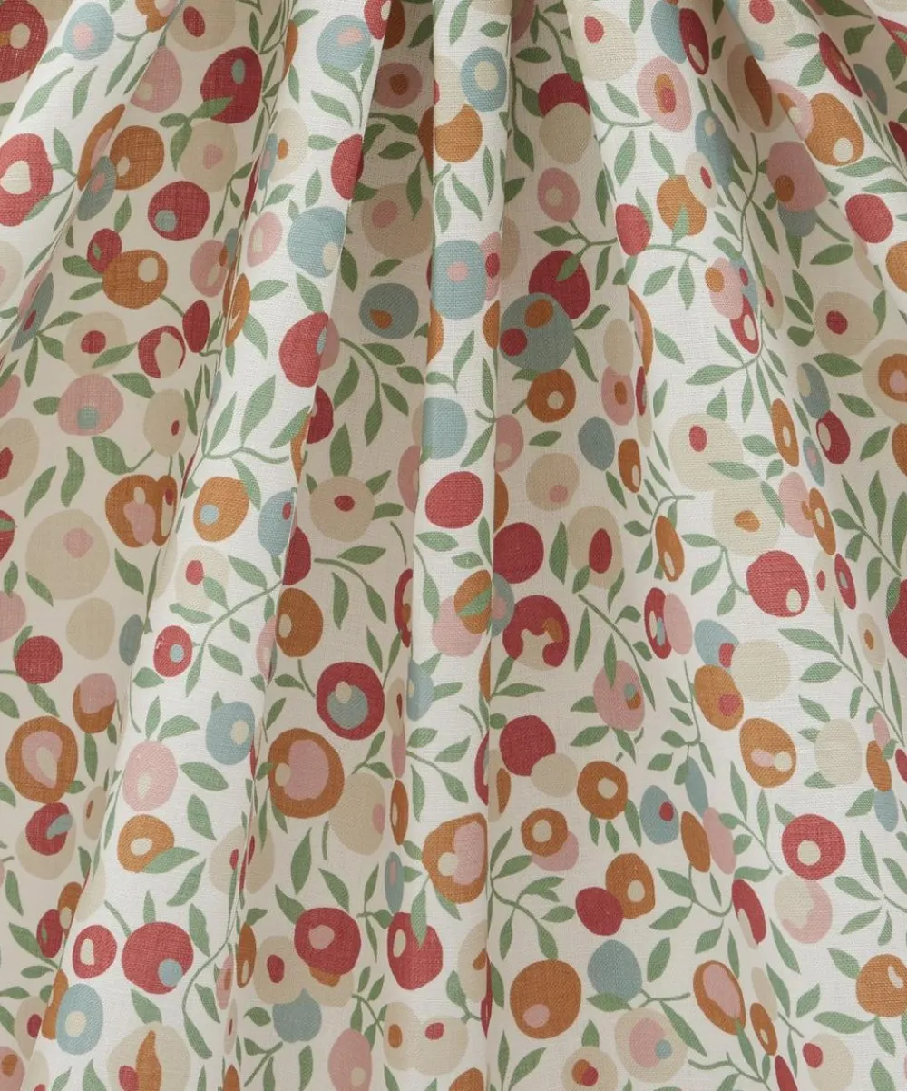 Liberty Interiors Furnishing Fabrics^Wiltshire Blossom Landsdowne Linen in Lichen