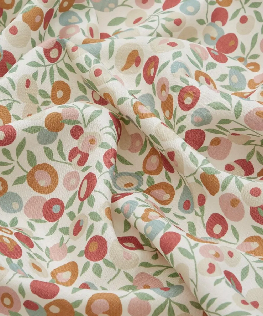 Liberty Interiors Furnishing Fabrics^Wiltshire Blossom Landsdowne Linen in Lichen