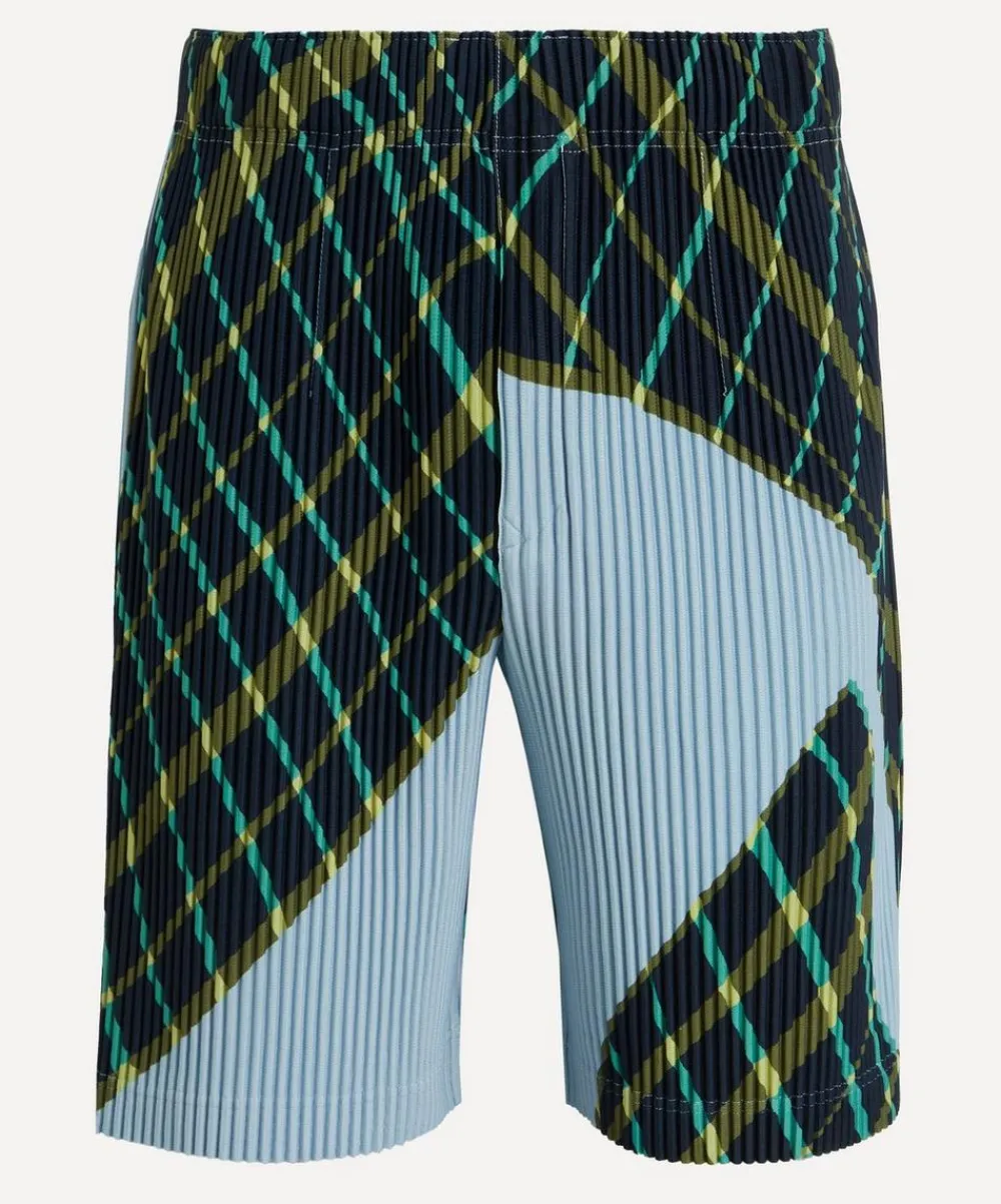 HOMME PLISSÉ ISSEY MIYAKE Shorts^WINDSWEPT PLAID Pleated Shorts