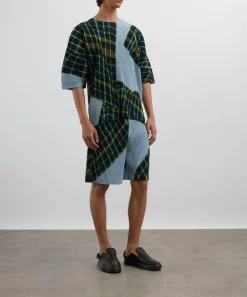 HOMME PLISSÉ ISSEY MIYAKE Shorts^WINDSWEPT PLAID Pleated Shorts
