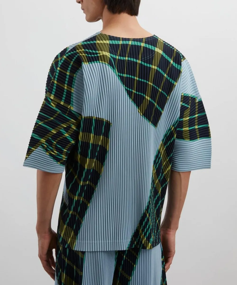 HOMME PLISSÉ ISSEY MIYAKE Tops^WINDSWEPT PLAID Pleated Top
