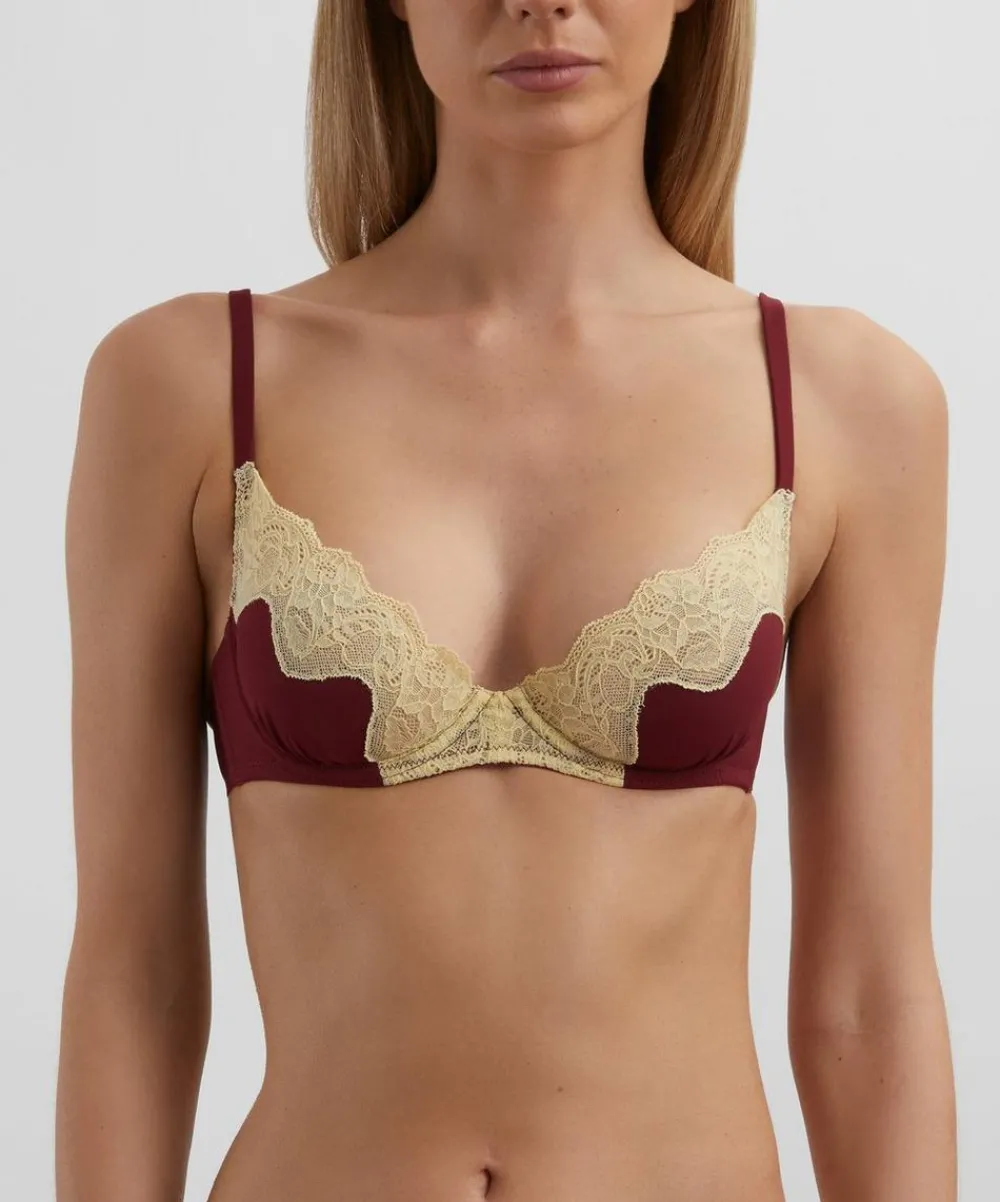 Fruity Booty Lingerie^Wine Lacie Bra
