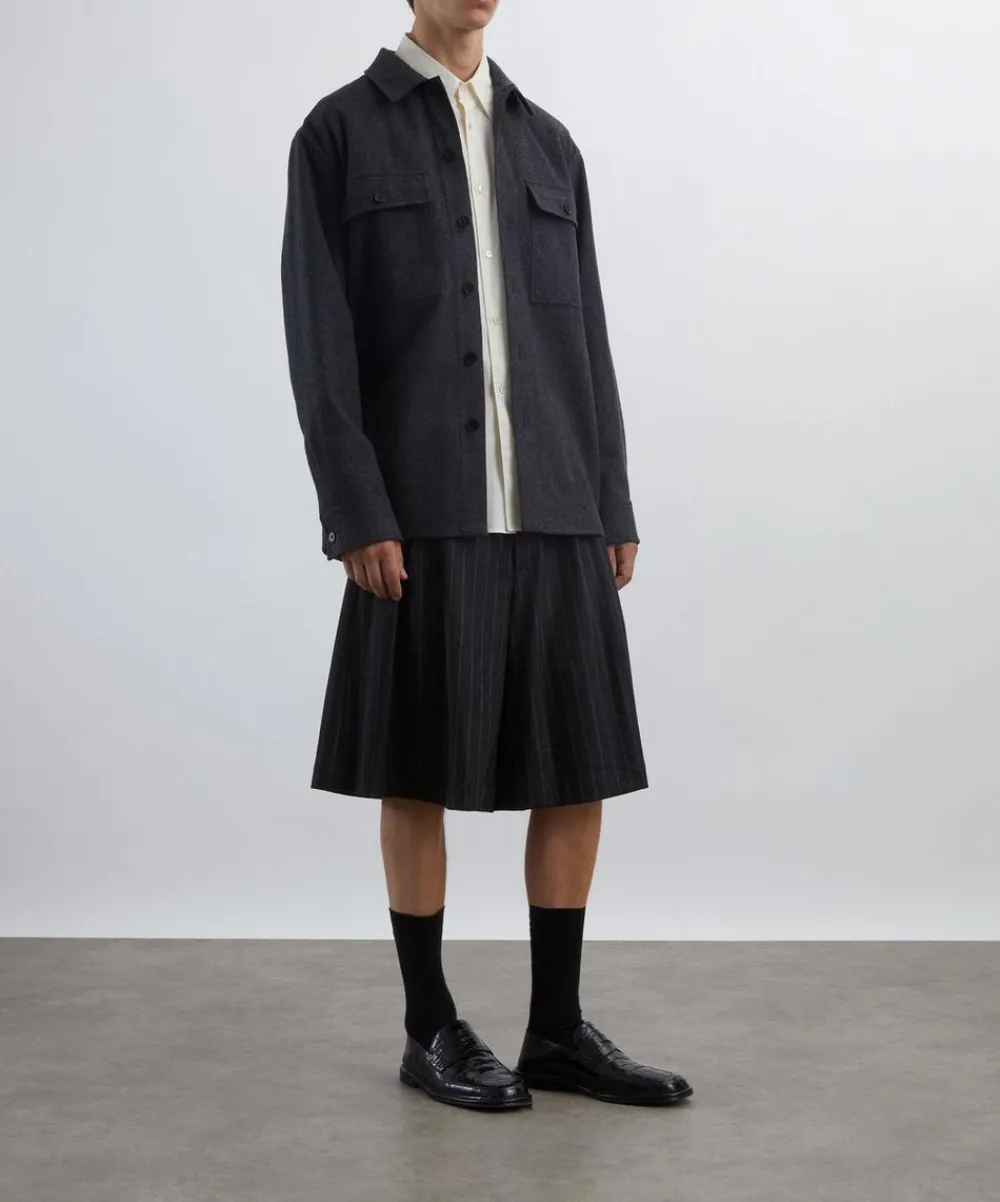 Jil Sander Coats & Jackets^Wool Shirt Jacket