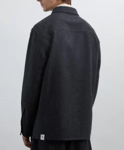 Jil Sander Coats & Jackets^Wool Shirt Jacket