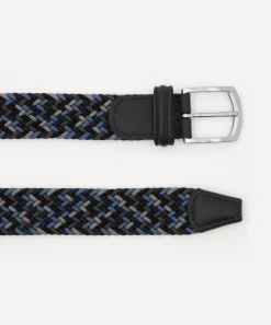Anderson's Belts^Woven Elasticated Multicoloured Belt