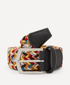 Anderson's Belts^Woven Elasticated Multicolour Belt