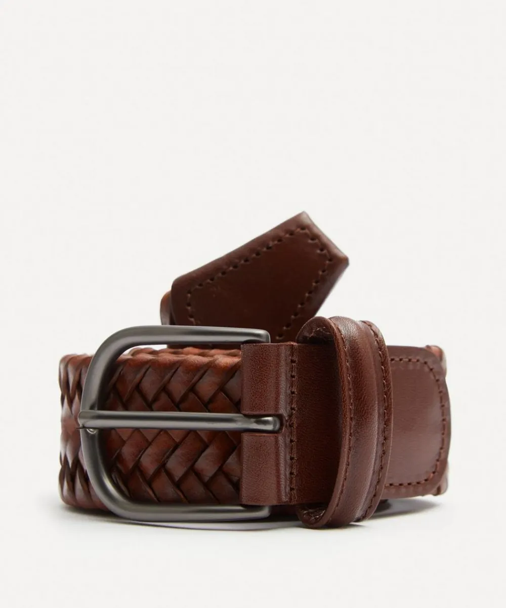 Anderson's Belts^Woven Leather Belt