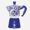 Bialetti Glass & Drinksware^x Dolce and Gabbana Mediterranean Blue 6 Cup Moka Express