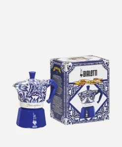 Bialetti Glass & Drinksware^x Dolce and Gabbana Mediterranean Blue 3 Cup Moka Express