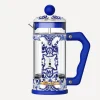Bialetti Glass & Drinksware^x Dolce and Gabbana Mediterranean Blue 3 Cup Coffee Press