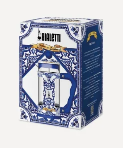Bialetti Glass & Drinksware^x Dolce and Gabbana Mediterranean Blue 3 Cup Coffee Press