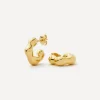 Missoma Earrings^X Eny Lee Parker 18ct Gold-Plated Puffy Small Hoop Earrings