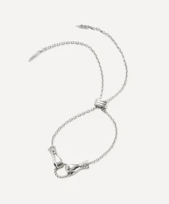 Missoma Bracelets^X Harris Reed Silver-Plated In Good Hands Slider Bracelet