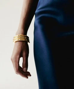 Monica Vinader Bracelets^X Kate Young 18ct Gold-Plated Vermeil Silver Bangle Bracelet
