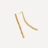 Monica Vinader Earrings^X Kate Young 18ct Gold-Plated Vermeil Silver Gemstone Cocktail Drop Earrings